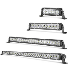 Barra de luz de trabalho LED 6" 10" 20"30"40" polegadas ponto inundação condução fora da estrada ATV UTV comprar usado  Enviando para Brazil