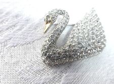 swarovski swan brooch for sale  Encino