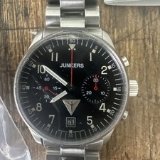 Junkers chronograph handaufzug gebraucht kaufen  Eppstein