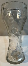 flowers vase crystal etched for sale flowers vase crystal etched for sale Massillon