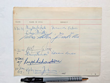 Famous persons signatures for sale  RUGBY