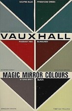 Vauxhall exterior colours for sale  UK