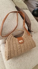 Korbtasche tasche rattan gebraucht kaufen  Euskirchen