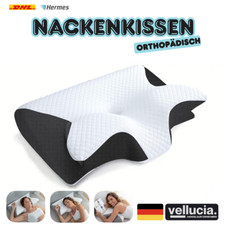 Nacken Therapiekissen Memory Schaum Anthrazit Orthopädisch Ergonomisch Schmerzen comprar usado  Enviando para Brazil
