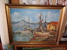 Tableau ancien huile d'occasion  Dax