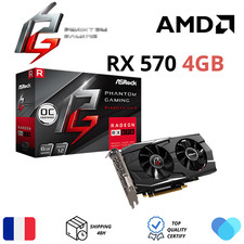 AMD Radeon RX 570 4 Go GDDR5 ASROCK PHANTOM GAMING comprar usado  Enviando para Brazil