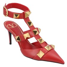 Valentino Roman Czółenka z ćwiekami 80mm Czerwone Kobiece Czerwone 36 na sprzedaż  PL
