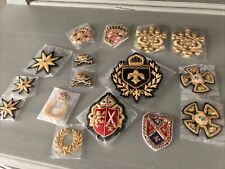 Vintage embroidered badges for sale  BEDALE