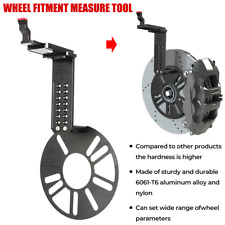 Ferramenta de deslocamento universal de ajuste de roda - Ferramenta de cubo de medidor de deslocamento de alumínio comprar usado  Enviando para Brazil