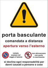 Cartello segnaletico porta usato  Acate