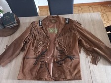 Veste dain frange d'occasion  Lézignan-Corbières