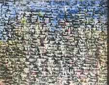 Quadro astratto olio usato  Novara