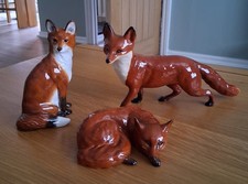 Group beswick foxes. for sale  RUNCORN