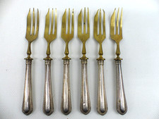 Kuchengabeln silber 800 gebraucht kaufen  Fürth