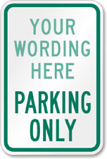 Custom parking sign for sale  USA