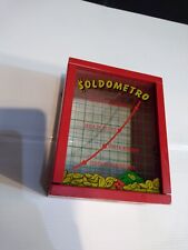 Soldometro salvadanaio vintage usato  Roma