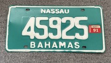 1990 bahamas license for sale  Las Vegas
