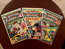 Capitão América #169 #175 & #178 (Marvel 1974) Idade do Bronze 1ª Pedra da Lua comprar usado  Enviando para Brazil