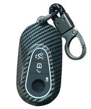 Capa estojo chaveiro controle remoto fibra de carbono ABS ajuste Mercedes Benz EQB E C S 3 botões comprar usado  Enviando para Brazil