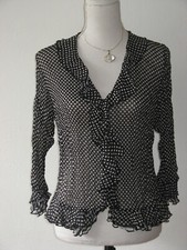 Bluse rüschen schwarz gebraucht kaufen  Hamburg