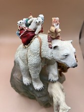 Estátua "Polar Express" do Papai Noel World Travels Maruri 1997 Leia comprar usado  Enviando para Brazil