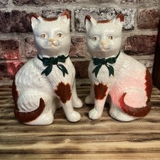 Pair staffordshire pottery for sale  BECCLES