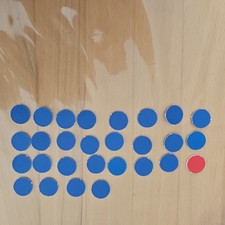 Rechenpunkte blau rot gebraucht kaufen  Mühlhausen