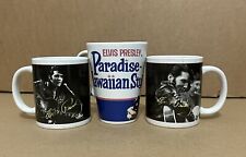 Lote de 3 canecas de café Elvis Presley Signature produto assinado comprar usado  Enviando para Brazil