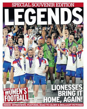 Usado, Espelho datado de 20 de julho de 2025 - LEGENDS - Inglaterra Win Euro 2025 - Edição Souvenir comprar usado  Enviando para Brazil