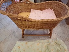 Culla vimini vintage usato  Zane