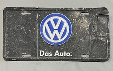 Placa de licença VW Das Auto VINTAGE angustiada em relevo erupção cutânea genuína na estrada comprar usado  Enviando para Brazil