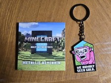UM CHAVEIRO DE METAL OVELHA ROSA FILME MINECRAFT EXCLUSIVO TEATRO comprar usado  Enviando para Brazil