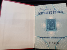 Fdgb ausweis mitgliedsbuch gebraucht kaufen  Wegberg