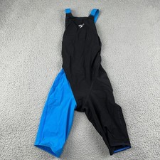 Maiô Speedo LZR Racer Pro feminino pele de joelho recordbreaker 26 azul preto comprar usado  Enviando para Brazil
