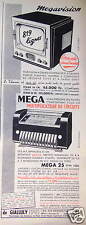 PUBLICITÉ MEGAVISION TÉLÉVISION A GRAND CONTRASTE ET GRANDE FINESSE D'IMAGES comprar usado  Enviando para Brazil
