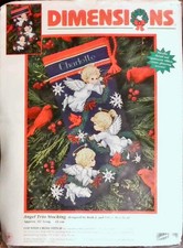dimensions cross stitch stocking angel for sale  Saint Louis