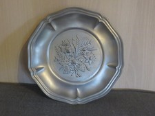 Zinnteller wandteller blumenmo gebraucht kaufen  Hersbruck