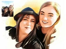 Personalised cartoon portrait for sale  LONDON