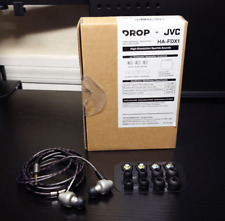 Usado, Monitor intra-auricular Drop X JVC HA-FDX1 IEM duplo carbono - Prata comprar usado  Enviando para Brazil