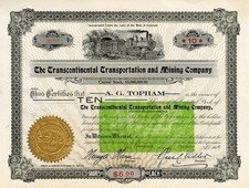 1906 transcontinental transpor for sale  Merrifield