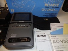 GRAVADOR DE TV WALKMAN VINTAGE SONY GV-200 VÍDEO PORTÁTIL SEM FIO 8, usado comprar usado GRAVADOR DE TV WALKMAN VINTAGE SONY GV-200 VÍDEO PORTÁTIL SEM FIO 8, usado comprar usado  Enviando para Brazil