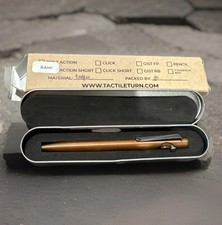 Usado, Caneta de ação parafuso de cobre sólido giro tátil padrão 5,6” tamanho V1 colecionável 🖊️ comprar usado Usado, Caneta de ação parafuso de cobre sólido giro tátil padrão 5,6” tamanho V1 colecionável 🖊️ comprar usado  Enviando para Brazil