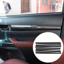 4 peças ABS fibra de carbono painel interno porta painel acabamento tira para Toyota Hilux 2015-2021 comprar usado  Enviando para Brazil