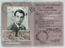 Tessera riconoscimento postale usato  Morra de Sanctis