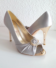 Peeptoes pumps satin gebraucht kaufen  Bad Berneck