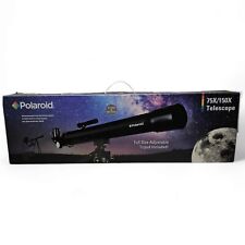 Telescópio refrator POLAROID (IT-160X) 75X/150X com tripé ajustável em tamanho real comprar usado  Enviando para Brazil