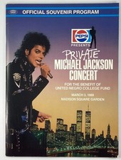 Programa de concerto lembrança privada Michael Jackson Pepsi Bad Tour 1988 comprar usado  Enviando para Brazil