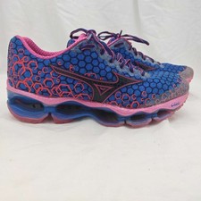 Tênis de corrida Mizuno Wave Prophecy 3 feminino tamanho 8 academia azul rosa comprar usado  Enviando para Brazil