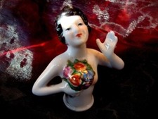połowa lalki Mata Hari seksowny kwiaty Half Doll Pincushion Arms Away Styl Art D, używany na sprzedaż  Wysyłka do Poland