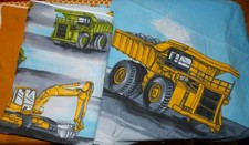 Bettwäsche baufahrzeuge blau gebraucht kaufen  Auerbach/Vogtl.